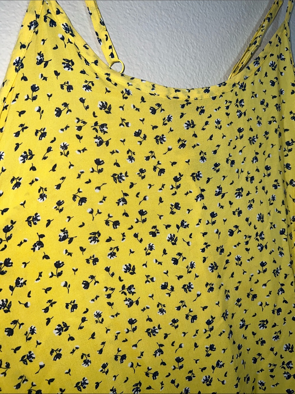 torrid Yellow Floral Spaghetti Strap Tank - Picture 2 of 8